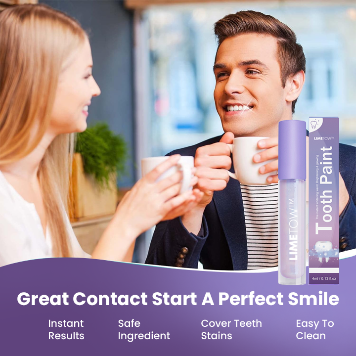 Last Day Discount ⏳LIMETOW™ Instant Teeth Whitening Paint: Smile Confidently🌟