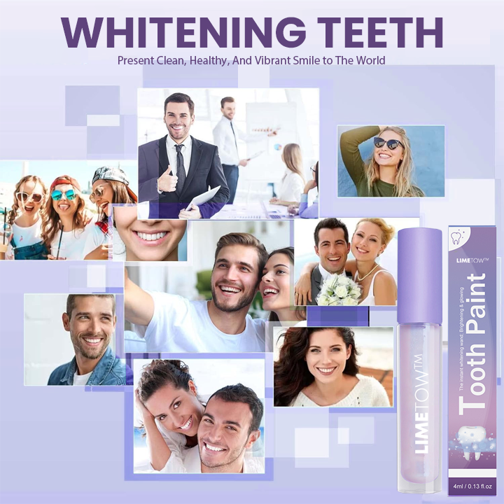 Last Day Discount ⏳LIMETOW™ Instant Teeth Whitening Paint: Smile Confidently🌟
