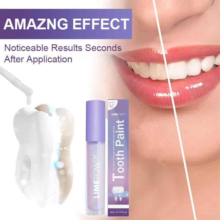 Last Day Discount ⏳LIMETOW™ Instant Teeth Whitening Paint: Smile Confidently🌟