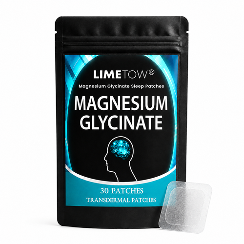 LIMETOW® MAGNESIUM GLYCINATE SLEEP PATCHES! CALMING NIGHTTIME SUPPORT FOR EASIER REST AND REFRESHING MORNINGS!