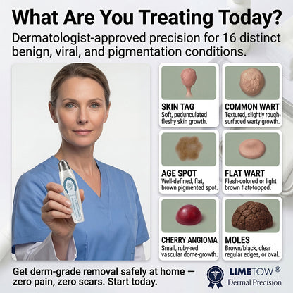 Limited-Time Offer⚡LIMETOW® ⚡Skin Tag & Spot Eraser | Remove skin tags / age spots / dark pigmentation / stubborn skin concerns / raised skin growths / small neck bumps…
