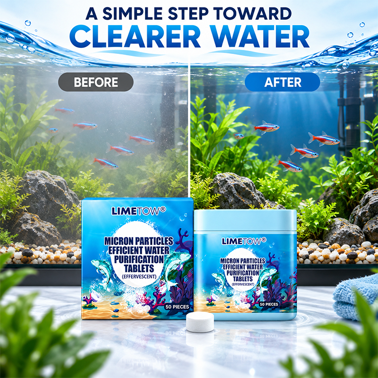 LIMETOW®  MICRON PARTICLES EFFICIENT WATER PURIFICATION TABLETS