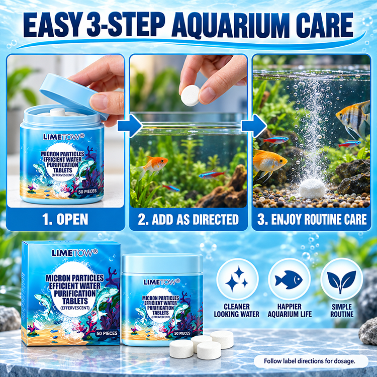 LIMETOW®  MICRON PARTICLES EFFICIENT WATER PURIFICATION TABLETS