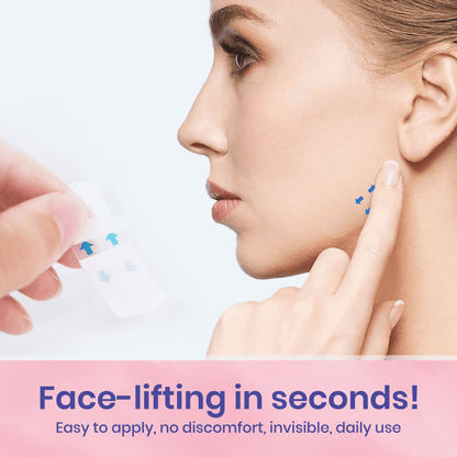 ✨ Invisible Face Lift Tape 💖 Instantly Sculpt Your Jawline & Hide Double Chin