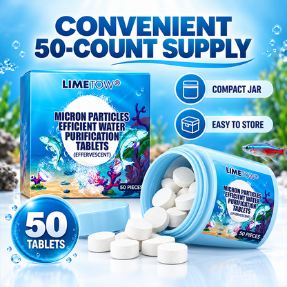 LIMETOW®  MICRON PARTICLES EFFICIENT WATER PURIFICATION TABLETS