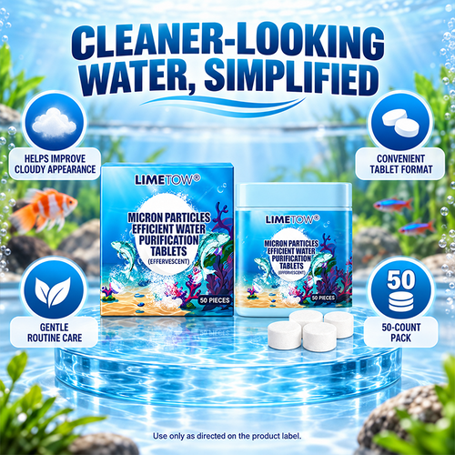 LIMETOW®  MICRON PARTICLES EFFICIENT WATER PURIFICATION TABLETS