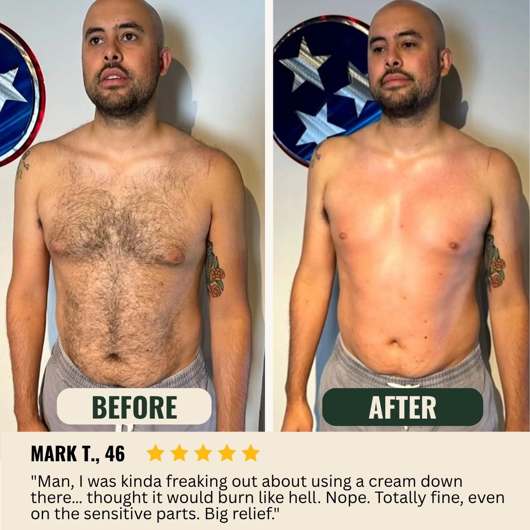 Natural Gentle Hair Removal Cream | For Women & Men, Sensitive Skin