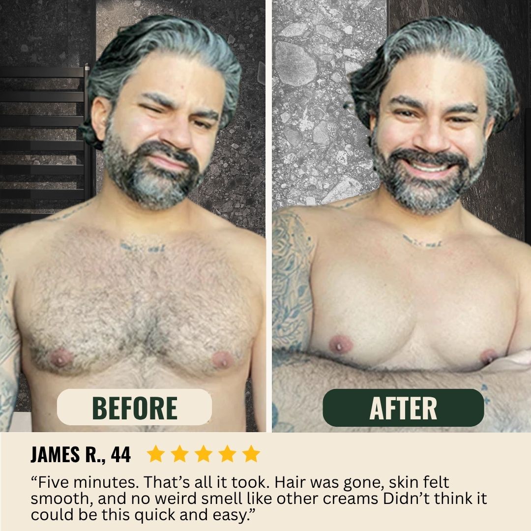 Natural Gentle Hair Removal Cream | For Women & Men, Sensitive Skin