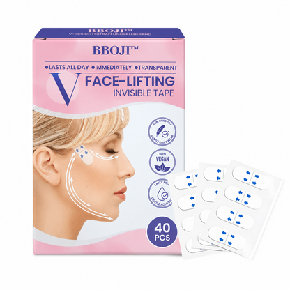 ✨ Invisible Face Lift Tape 💖 Instantly Sculpt Your Jawline & Hide Double Chin