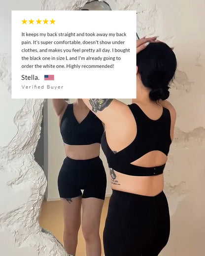 🔥Limited Time Promotion 50% OFF🔥 Front Closure Cross-Back Wireless Posture Bra