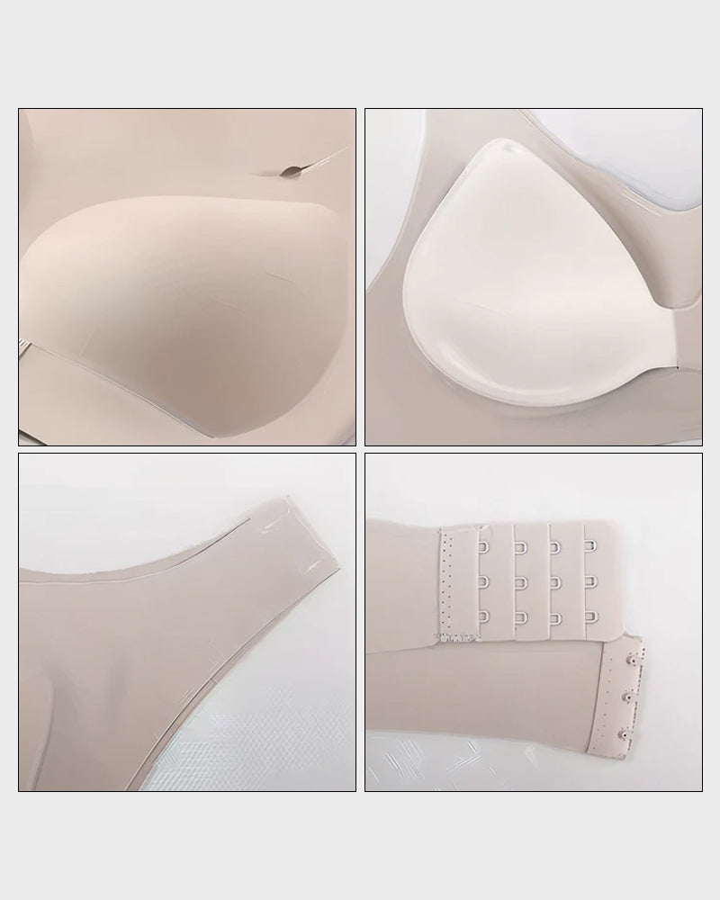 🔥Limited Time Promotion 50% OFF🔥 Front Closure Cross-Back Wireless Posture Bra