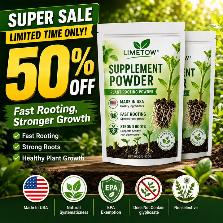 Official US Store LIMETOW® Supplement Powder for Rapid Root Growth and Strong Seedlings