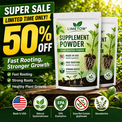 Official US Store LIMETOW® Supplement Powder for Rapid Root Growth and Strong Seedlings