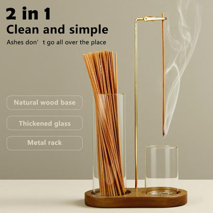 🎉 2026 Sale — Over 24,400 Sold!🕯️2‑in‑1 Wood Incense & Candle Holder 🧘