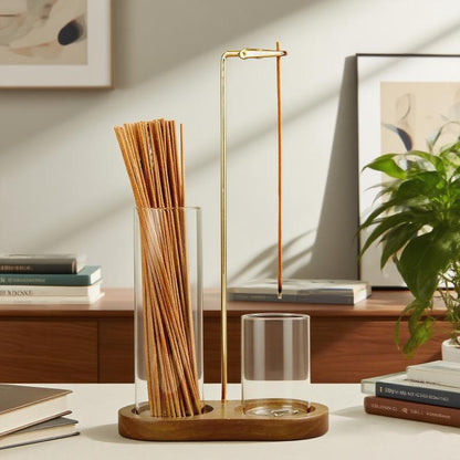 🎉 2026 Sale — Over 24,400 Sold!🕯️2‑in‑1 Wood Incense & Candle Holder 🧘