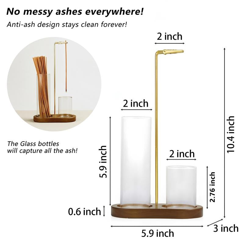 🎉 2026 Sale — Over 24,400 Sold!🕯️2‑in‑1 Wood Incense & Candle Holder 🧘