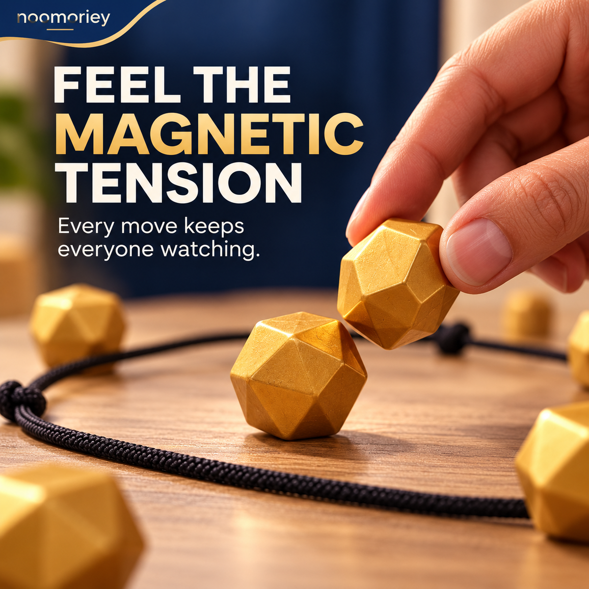 Kollide By Relatable, Exciting Magnetic Game For Family Game Night, Great Fun Games For Kids, Includes 1 Rope, 20 Magnets, And Instructions