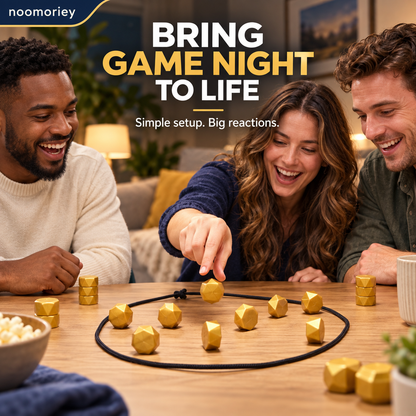 Kollide By Relatable, Exciting Magnetic Game For Family Game Night, Great Fun Games For Kids, Includes 1 Rope, 20 Magnets, And Instructions