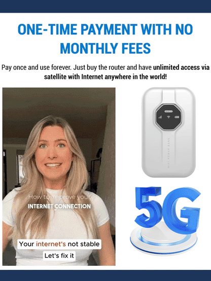 [Global Coverage, Free for Life] Boundless Portable Wi-Fi- 🛡️ No SIM, No Contract, No Hidden Costs