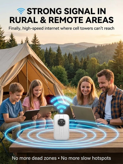 [Global Coverage, Free for Life] Boundless Portable Wi-Fi- 🛡️ No SIM, No Contract, No Hidden Costs
