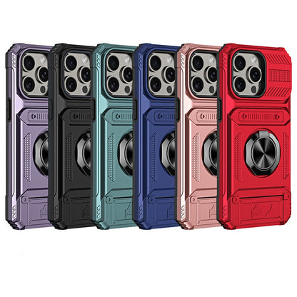 🛡️Heavy Duty Magnetic Armor Phone Case- Hidden Kickstand & Built-In Wallet
