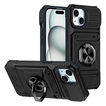 🛡️Heavy Duty Magnetic Armor Phone Case- Hidden Kickstand & Built-In Wallet