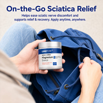 LIMETOW® Magnesium Chloride Cream | Relieve sciatica in just 15 minutes!