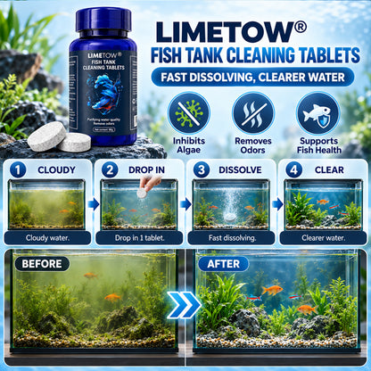 LIMETOW® FISH TANK CLEANING TABLETS