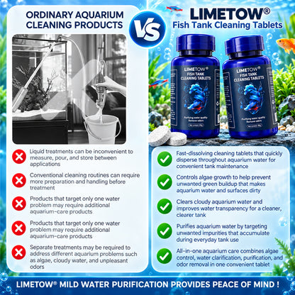LIMETOW® FISH TANK CLEANING TABLETS