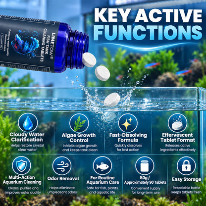 LIMETOW® FISH TANK CLEANING TABLETS