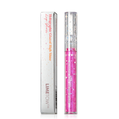 LIMETOW™ Holographic Glazed High Shine Lip Gloss