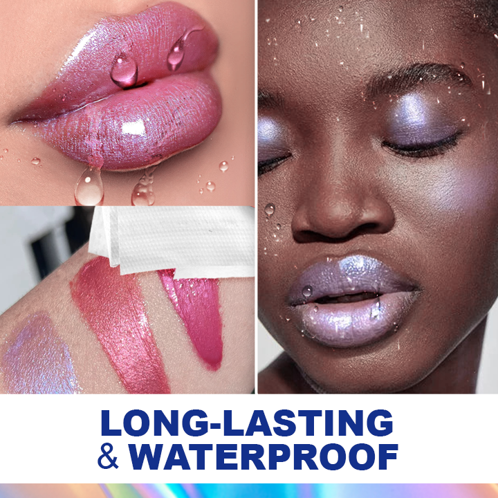 LIMETOW™ Holographic Glazed High Shine Lip Gloss