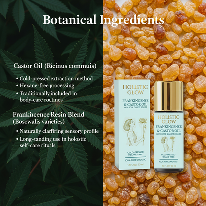 Frankincense Castor Oil Roller 100% Organic