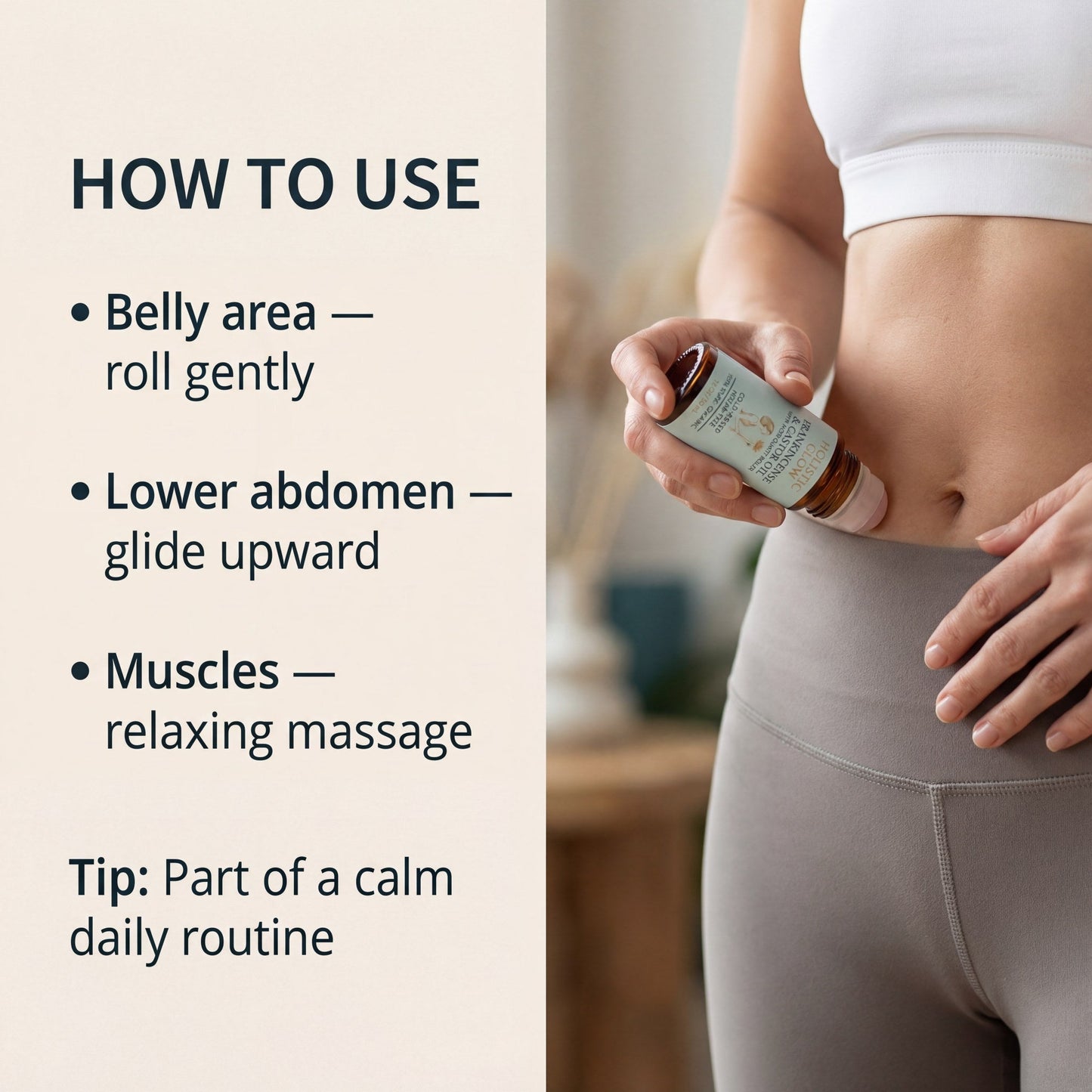 Frankincense Castor Oil Roller 100% Organic